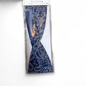 Navy Twisted Knot Stretch Headband